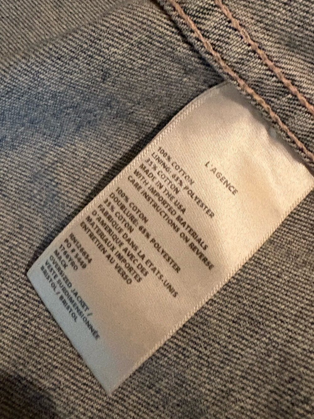 L'Agence Mack Denim Jacket - Bristol - Picture 8 of 9